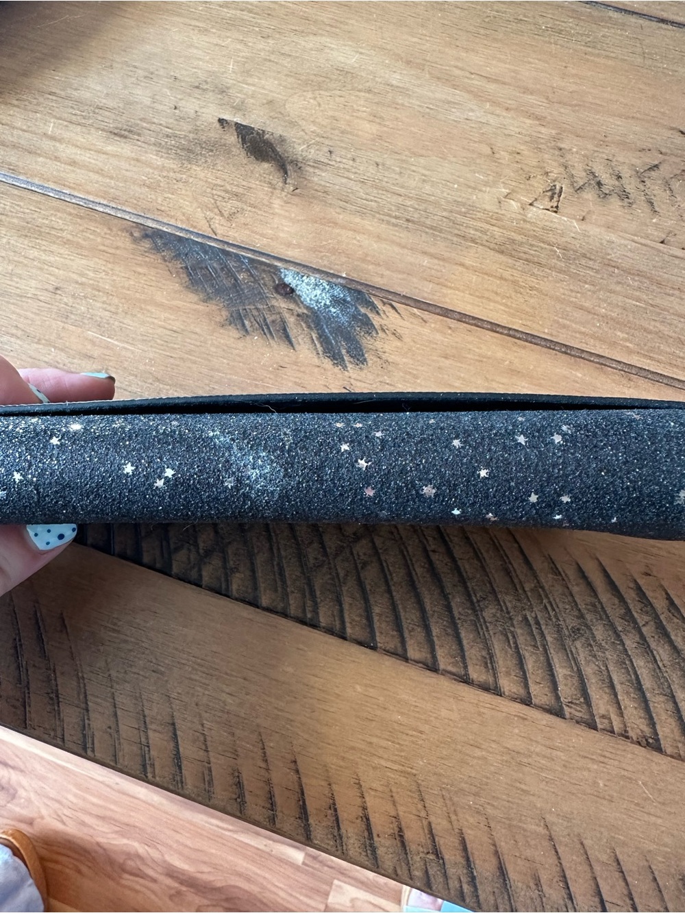 Coach Black Glitter Star Continental Wallet - Picture 5 of 6